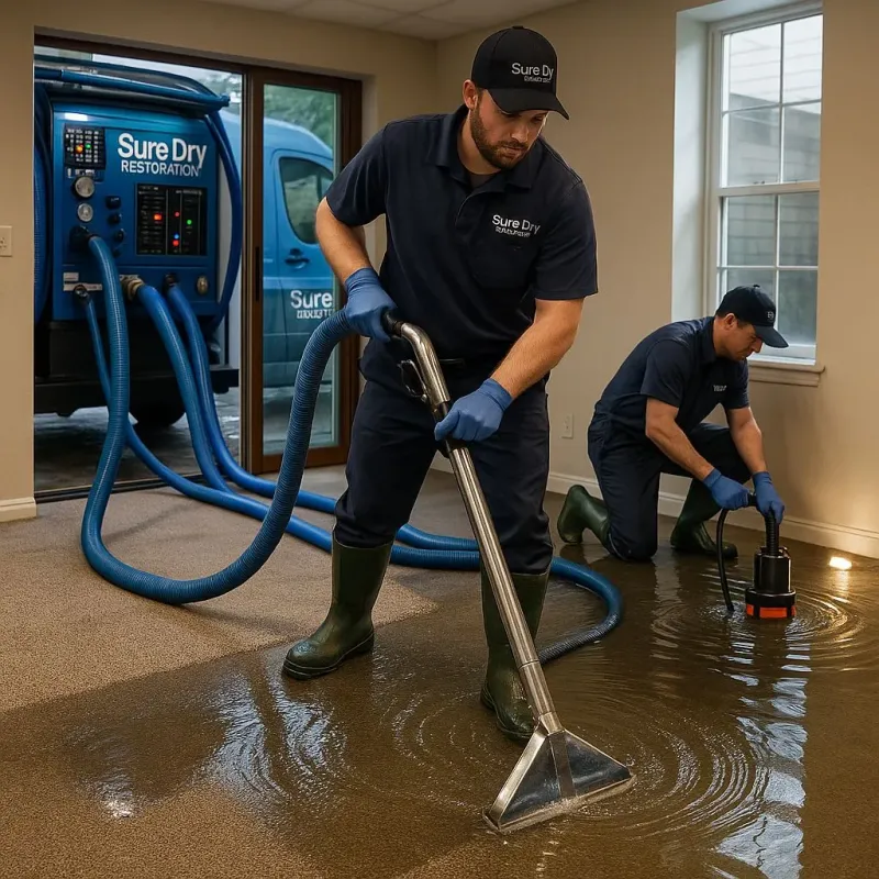 Water Extraction and Removal process in Lewiston, MI